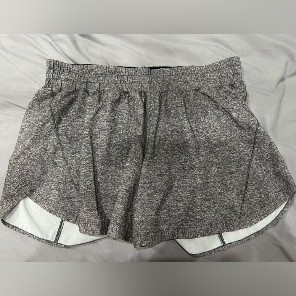 lululemon, size 14, style track that high rise, heather lux multi black
